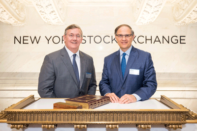 Jim Gray and Jim Zallie at the NYSE